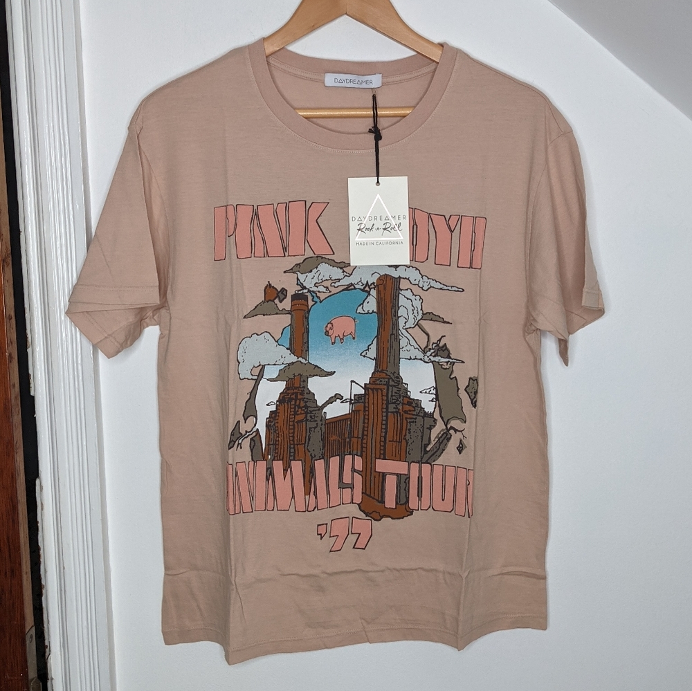 Daydreamer Pink Floyd Tour '77 Tee - Tan